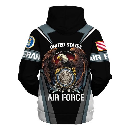 VETERAN UXVET23-AF Premium Microfleece Hoodie