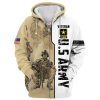 VETERAN UXVET69-MC Premium Microfleece Zip Hoodie