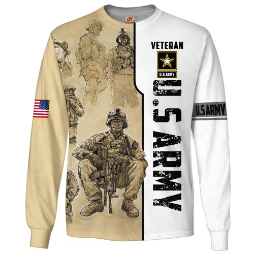 VETERAN UXVET22-AM Premium Microfleece Sweatshirt