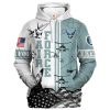 VETERAN UXVET22-AM Premium Microfleece Hoodie