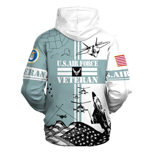 Copy of VETERAN UXVET25-AF Premium Heavy Fleece Zip Hoodie