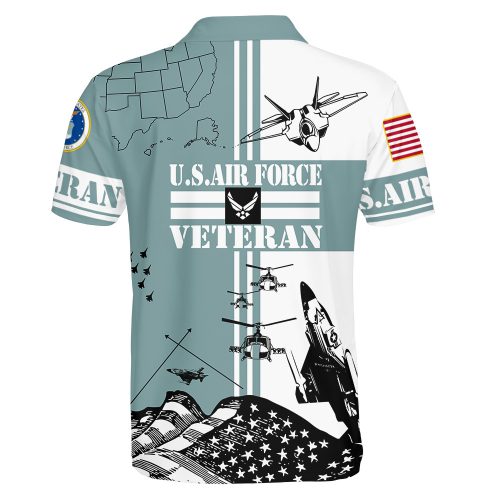 Copy of VETERAN UXVET25-AF Premium Polo Shirt