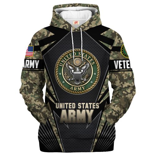 VETERAN UXVET27-AM2 Premium Microfleece Hoodie