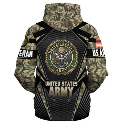 VETERAN UXVET27-AM2 Premium Microfleece Hoodie