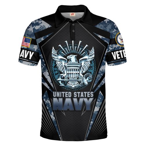 VETERAN UXVET27-NV Premium Polo Shirt