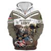 VETERAN UXVET19-AM Premium Microfleece Zip Hoodie