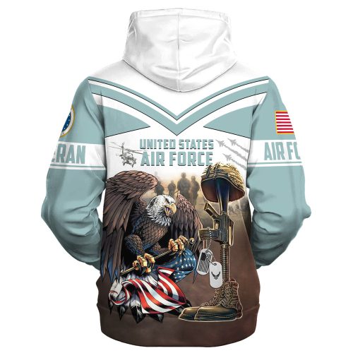 VETERAN UXVET28-AF Premium Microfleece Hoodie