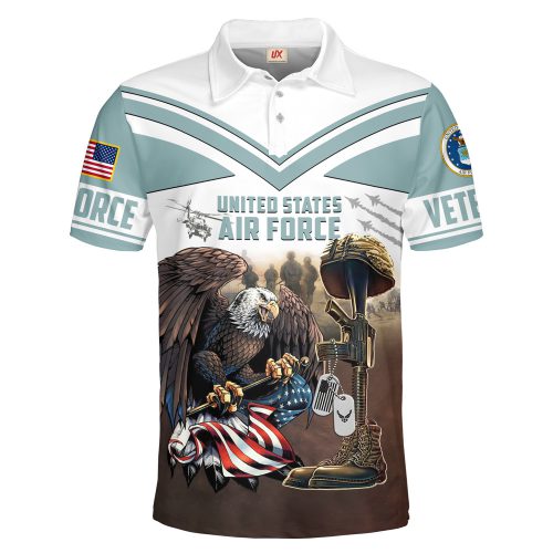 VETERAN UXVET28-AF Premium Polo Shirt