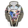 VETERAN UXVET28-NV Premium Microfleece Zip Hoodie