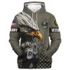 VETERAN UXVET32-AM Premium Microfleece Hoodie