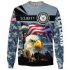 VETERAN UXVET18-AM Premium Microfleece Sweatshirt