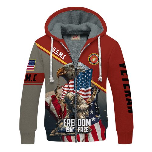 VETERAN UXVET32-MC Premium Heavy Fleece Zip Hoodie