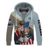 VETERAN UXVET86-AM Premium Heavy Fleece Zip Hoodie