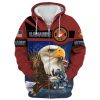 VETERAN UXVET31-AF Premium Microfleece Zip Hoodie