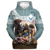 VETERAN UXVET31-AF Premium Microfleece Hoodie