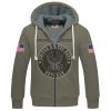 VETERAN UXVET40-NV Premium Heavy Fleece Zip Hoodie