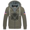 VETERAN UXVET30-MC Premium Heavy Fleece Zip Hoodie