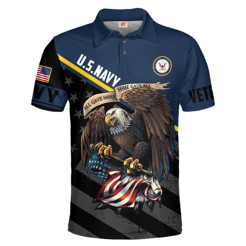 VETERAN UXVET16-NV Premium Polo Shirt