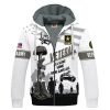 VETERAN UXVET86-NV Premium Heavy Fleece Zip Hoodie