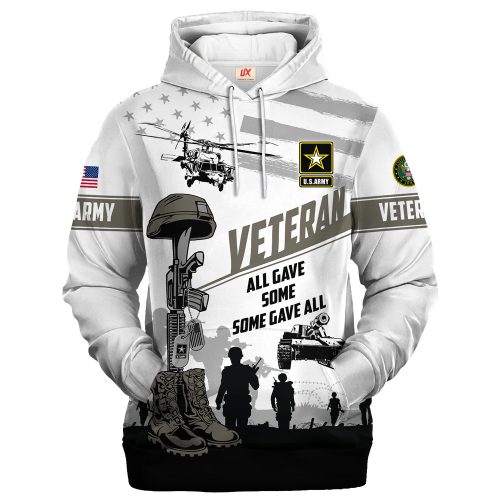 VETERAN UXVET86-AM Premium Microfleece Hoodie