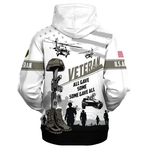 VETERAN UXVET86-AM Premium Microfleece Hoodie