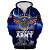 VETERAN UXVET27-CG Premium Microfleece Zip Hoodie