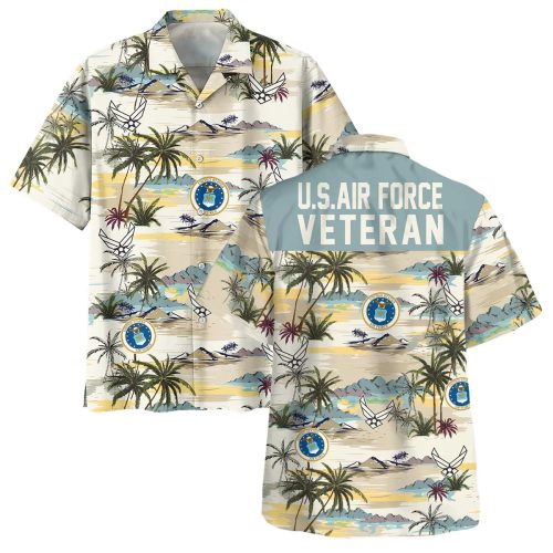 VETERAN UXVET94-AF Premium Hawaiian Shirt