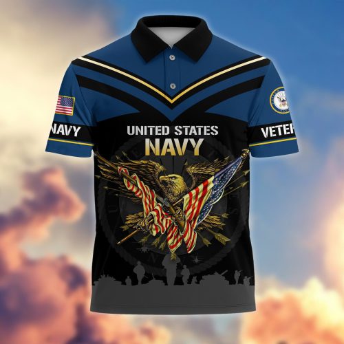 VETERAN UXVET98-NV Premium Polo Shirt