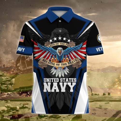 VETERAN UXVET55-NV Premium Polo Shirt