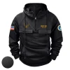 New Release! Personalized Gift U.S. Navy Tactical Quarter Zip Hoodie BLVTR220524A01NV