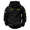 New Release! Personalized Gift U.S. Army Tactical Quarter Zip Hoodie BLVTR220524A01AM