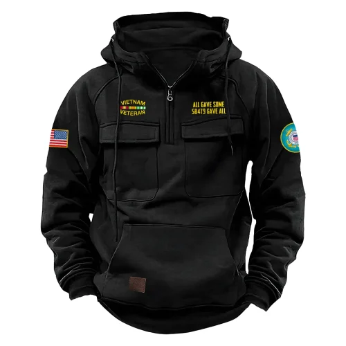 Special Release 5.11 Tactical x US Military Branch Tactical Quarter Zip Hoodie BLVTR120724A1511