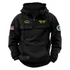 New Release! Personalized Gift U.S. Coast Guard Tactical Quarter Zip Hoodie BLVTR240524A01CG