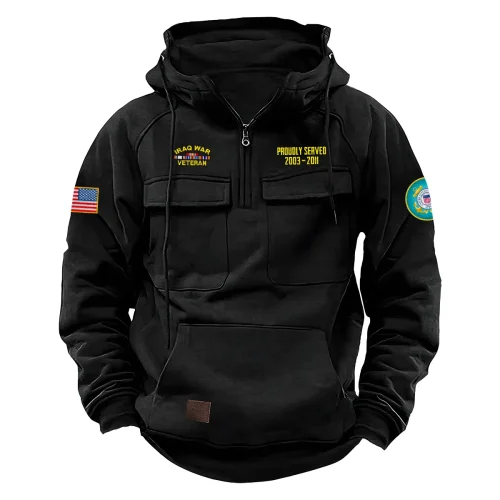 Special Release Crye Precision x US Military Branch Tactical Quarter Zip Hoodie BLVTR120724A1CP