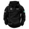 New Release! Personalized Gift U.S. Marine Corps Tactical Quarter Zip Hoodie BLVTR240524A01MC