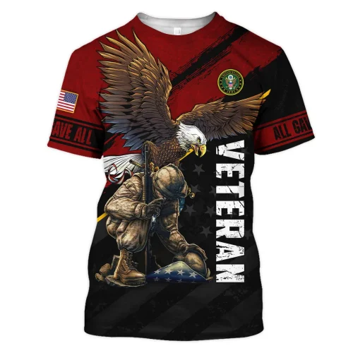 New Release U.S. Army Veterans Premium T-Shirt All Over Prints Gift Loves HBLVTR030424A02AM