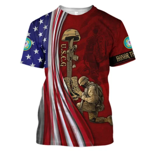 New Release U.S. Coast Guard Veterans Premium T-Shirt All Over Prints Gift Loves HBLVTR040424A02CG