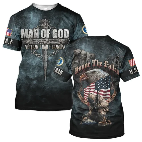 New Release Father Day U.S. Air Force Veterans Premium T-Shirt All Over Prints Gift Loves BLVTR270424A01AFTS