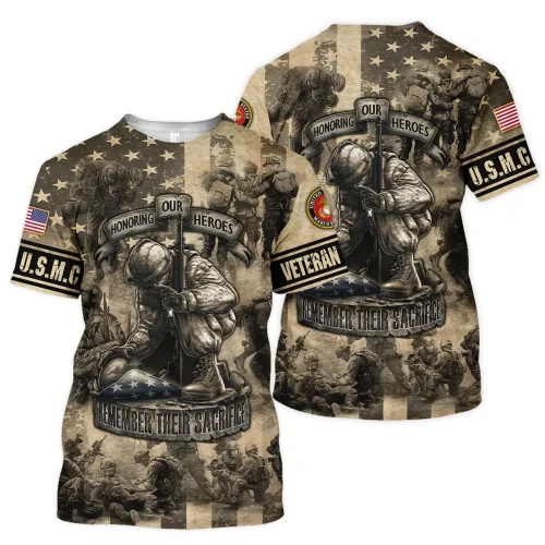 New Release U.S. Army Veterans Premium T-Shirt All Over Prints Gift Loves HBLVTR060424A02AM