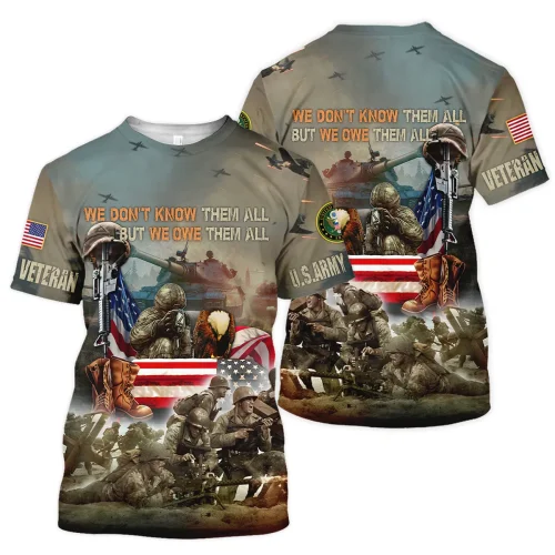 New Release U.S. Army Veterans Premium T-Shirt All Over Prints Gift Loves HBLVTR060424A02AM