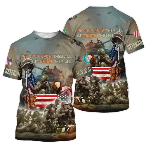 New Release U.S. Coast Guard Veterans Premium T-Shirt All Over Prints Gift Loves HBLVTR060424A02CG