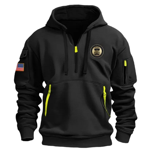 New Release Department Of Homeland Security Fashion Hoodie Half Zipper BLHS220524A01DHS6