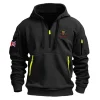 New Release British Army Fashion Hoodie Half Zipper BLUK090524A01BA3