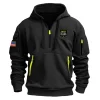 New Release U.S. National Guard Fashion Hoodie Half Zipper BLVTR020524A05NG1