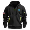 New Release U.S. FireFighter Fashion Hoodie Half Zipper BLVTR040524A01FF2