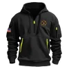 New Release U.S. FireFighter Fashion Hoodie Half Zipper BLVTR040524A01FF4