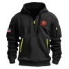 New Release U.S. FireFighter Fashion Hoodie Half Zipper BLVTR040524A01FF4