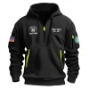 New Release! Personalized Gift U.S. Air Force Fashion Hoodie Half Zipper BLVTR140624A03AF