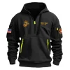 New Release! Personalized Gift U.S. Coast Guard Fashion Hoodie Half Zipper BLVTR230524A01CG