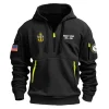 New Release! Personalized Gift U.S. Navy Fashion Hoodie Half Zipper BLVTR250524A01NV1